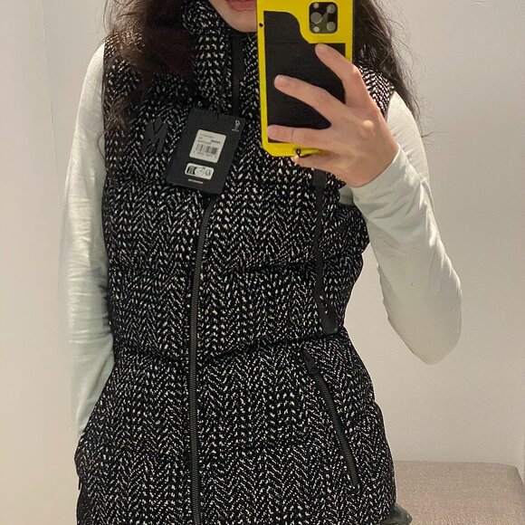 Chaya Black Down Vest - Size XS - Picture 3 of 5